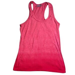 Athleta Women’s Pink and Red Ombre Workout Tank Size Medium